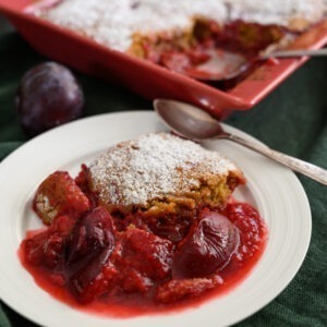 cobbler prunes rouges