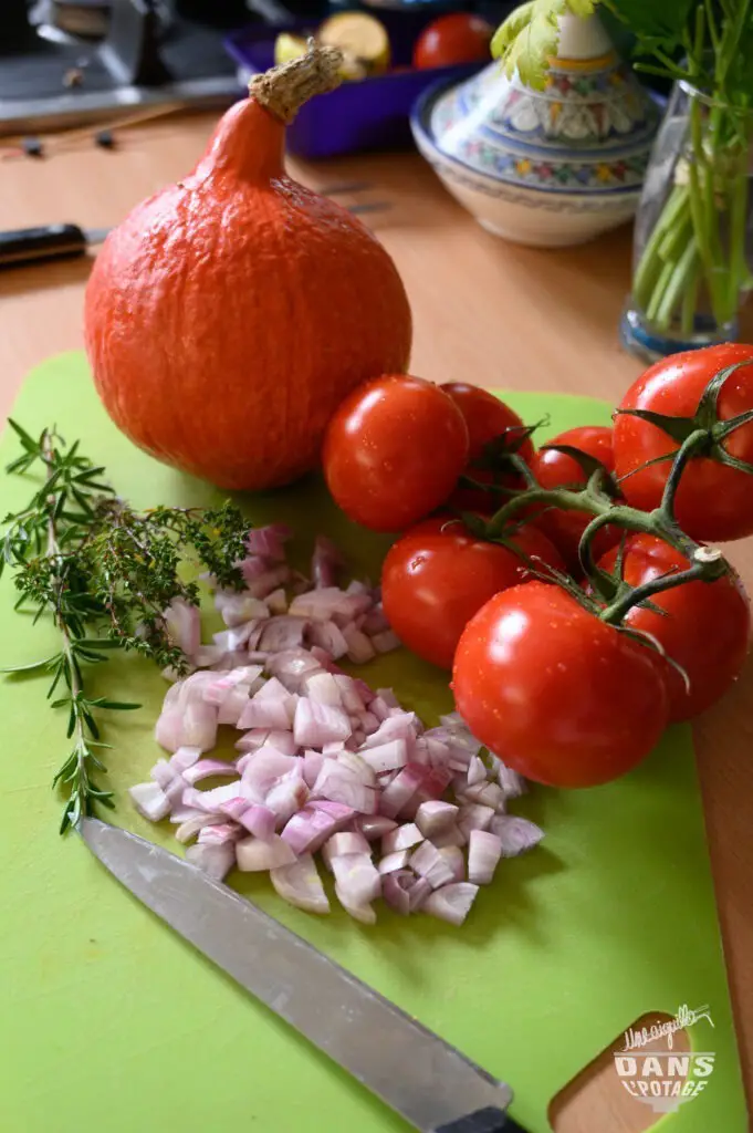 potimarron tomates 