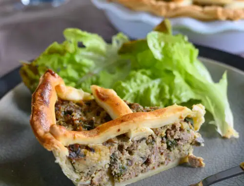 tarte viande champignon