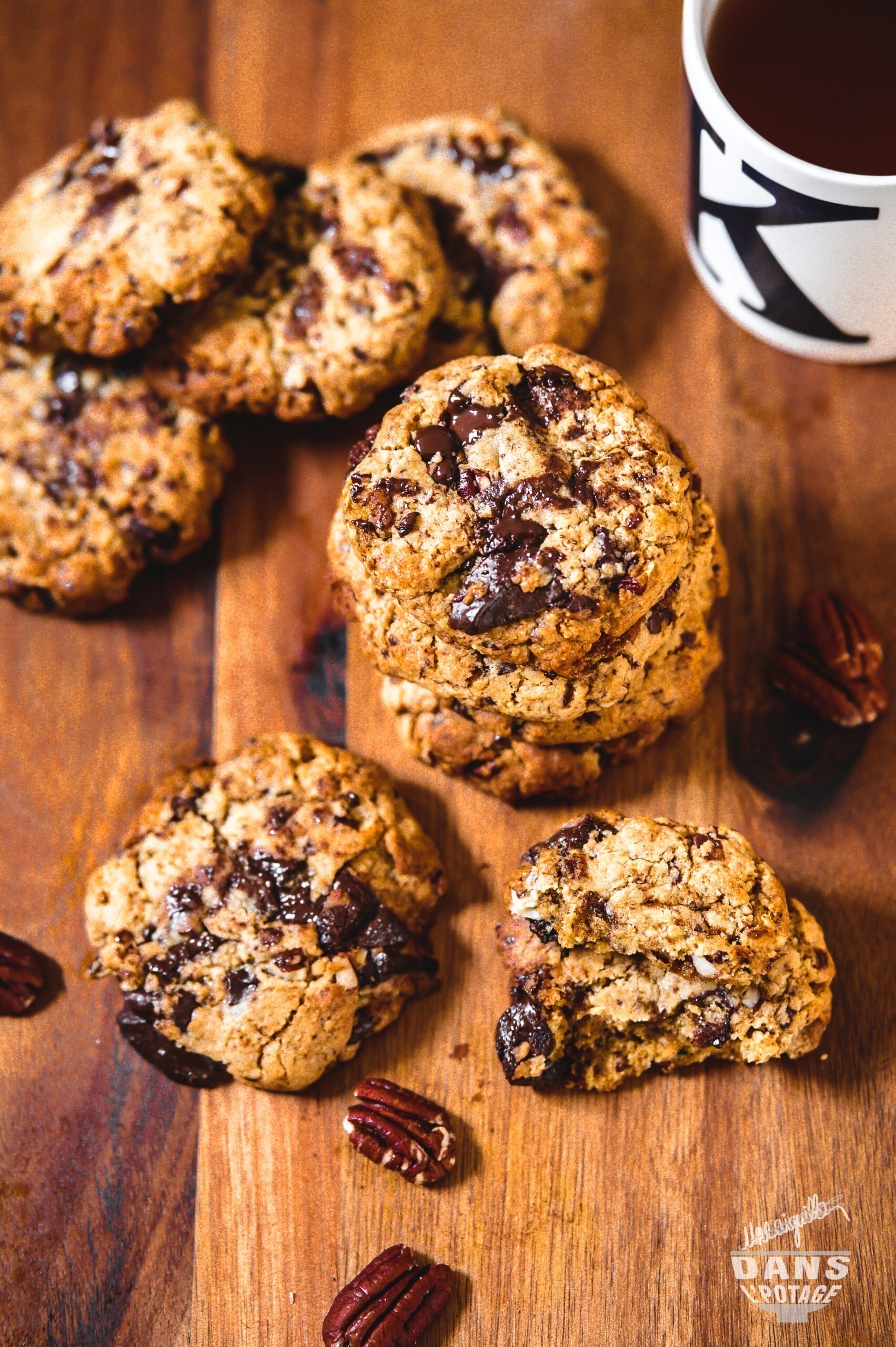 cookies chocolat pécan