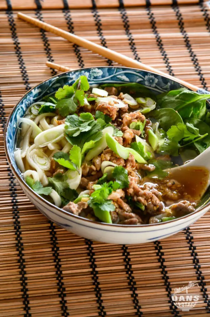 ramen porc coriandre