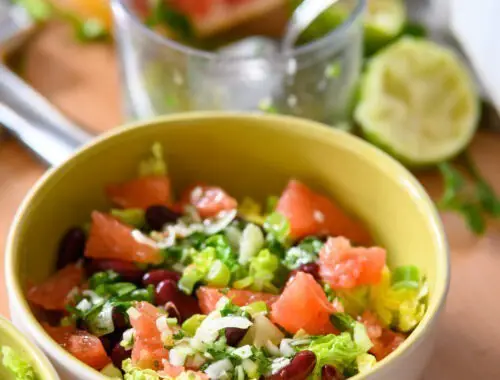 salade sucrine pomelo