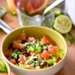 salade sucrine pomelo