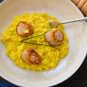 risotto safran Saint-Jacques