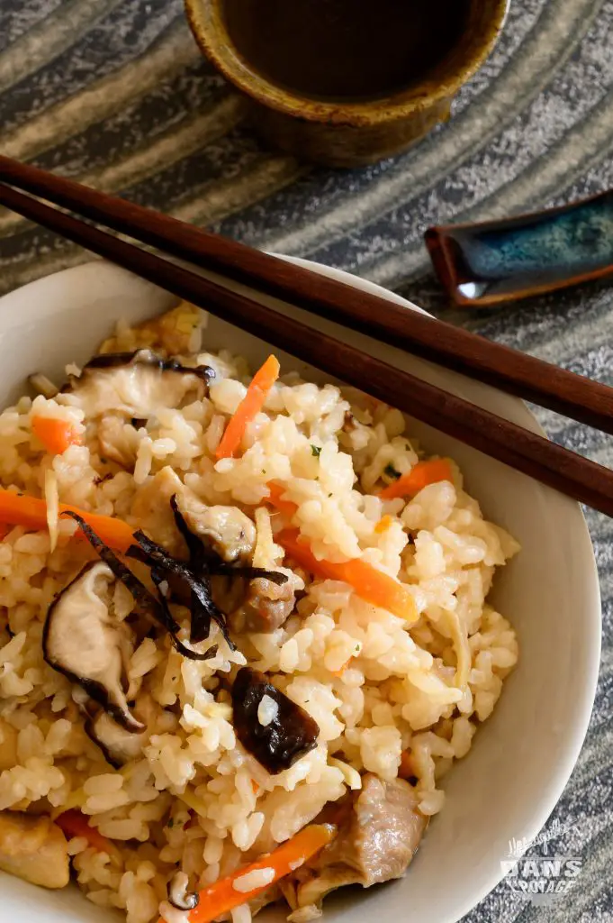 takikomi gohan riz japonais