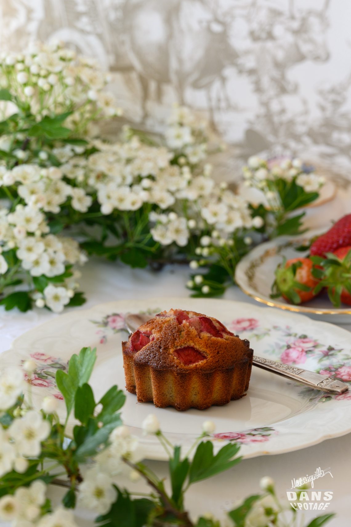 financier sarrasin fraise