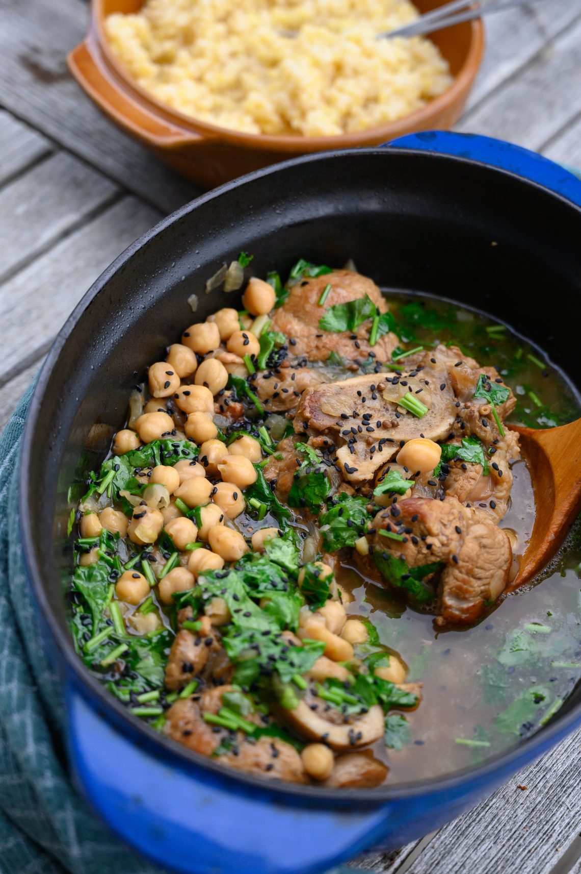veau aux 2 coriandres.