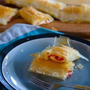 feuilleté poivron feta