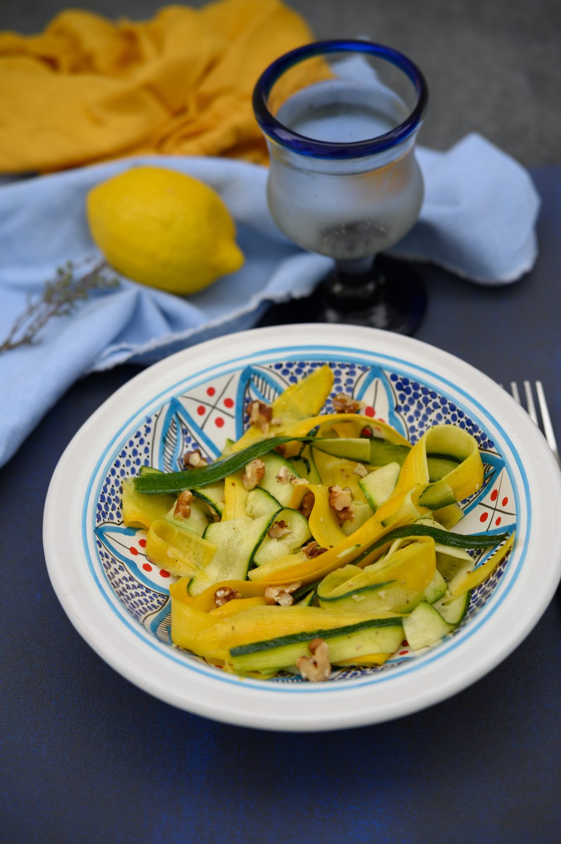 tagliatelles de courgettes Ottolenghi