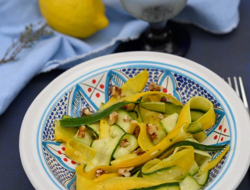 tagliatelles de courgettes Ottolenghi