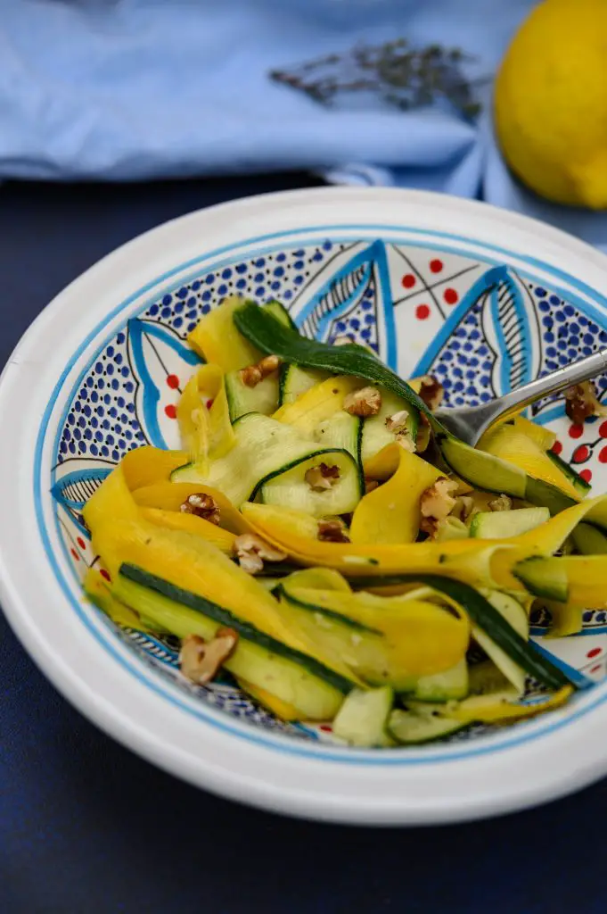 tagliatelles de courgette Ottolenghi 