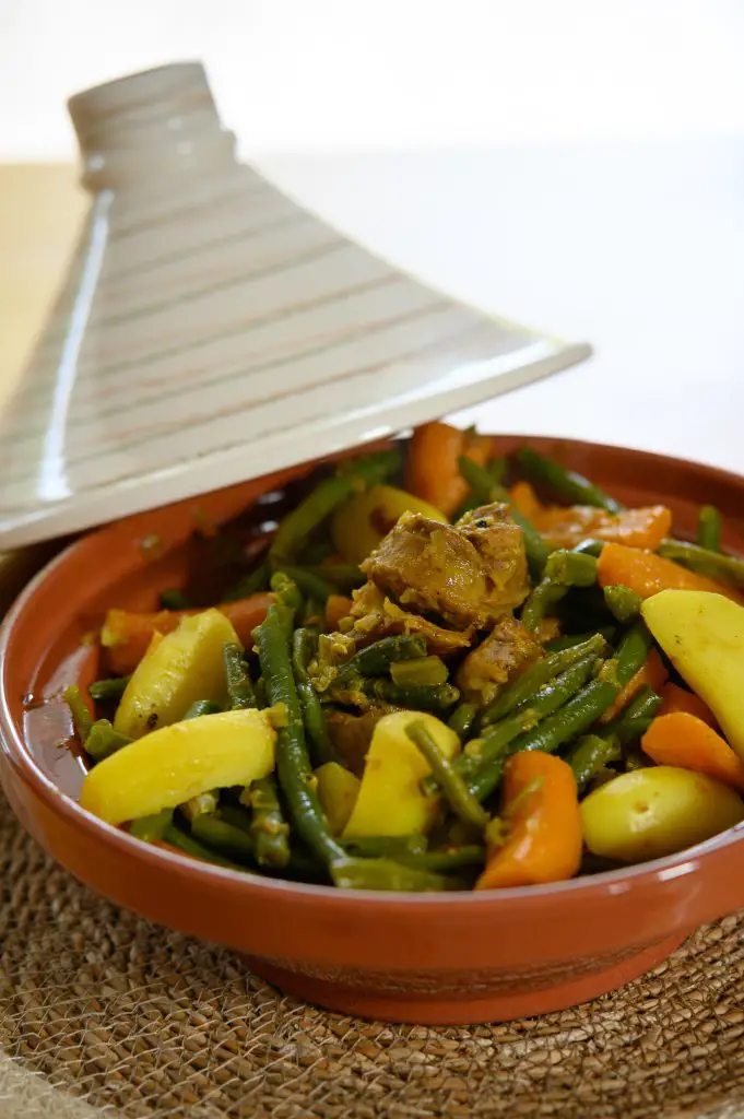 tajine agneau haricots verts