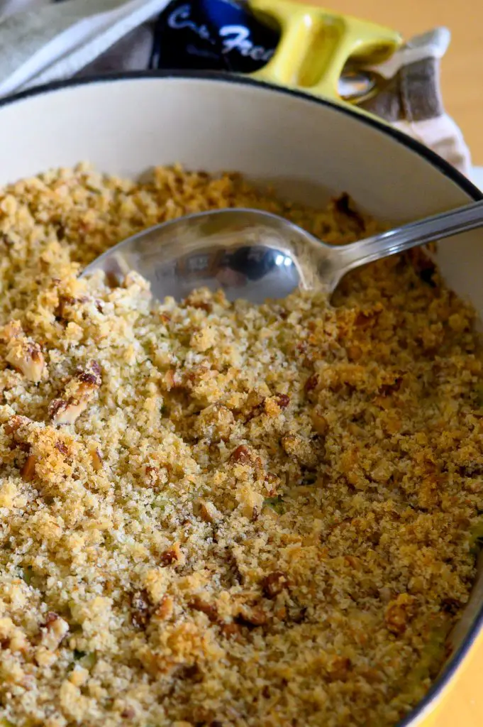 crumble chèvre-courgette