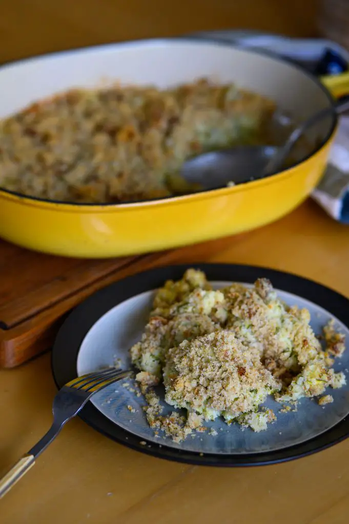 crumble chèvre-courgette