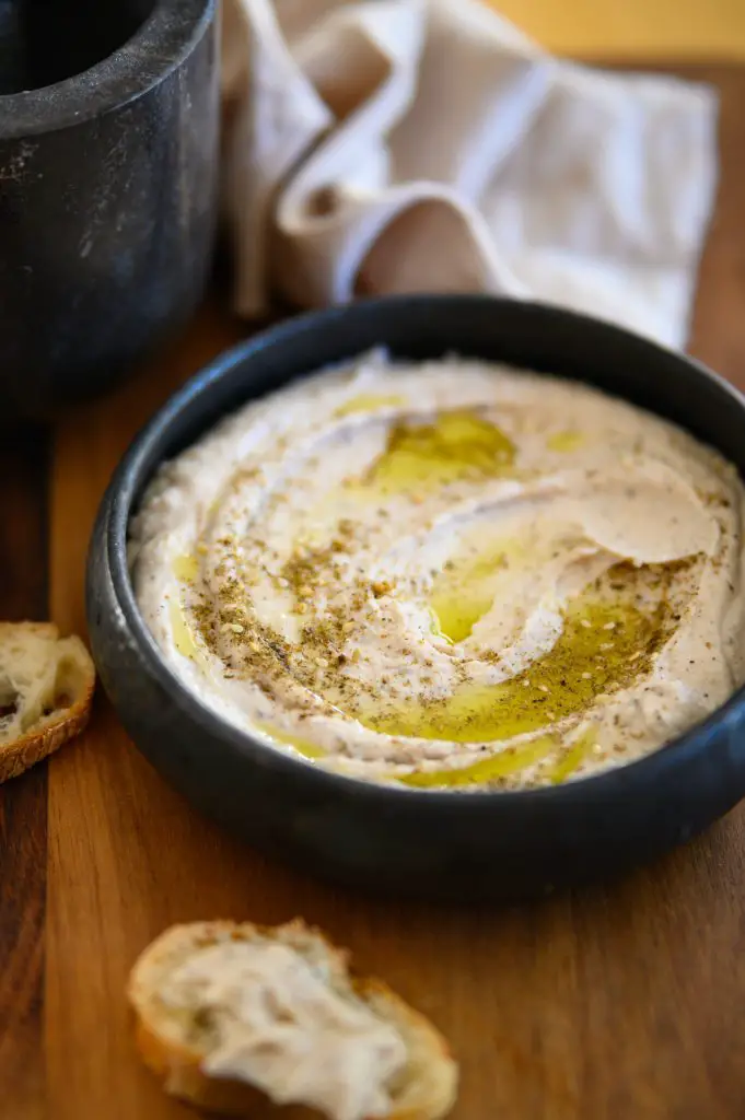 dip haricots blancs citron