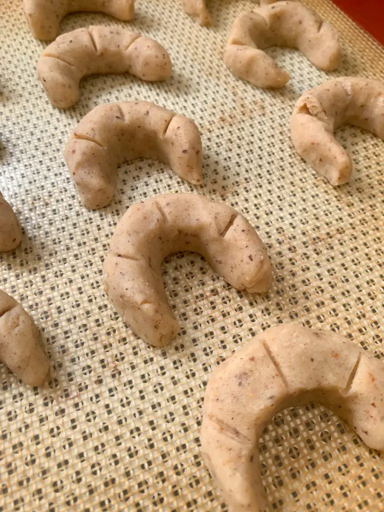 biscuits croissants de lune