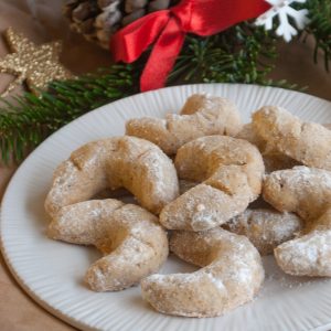 biscuits croissant de lune aux noisettes