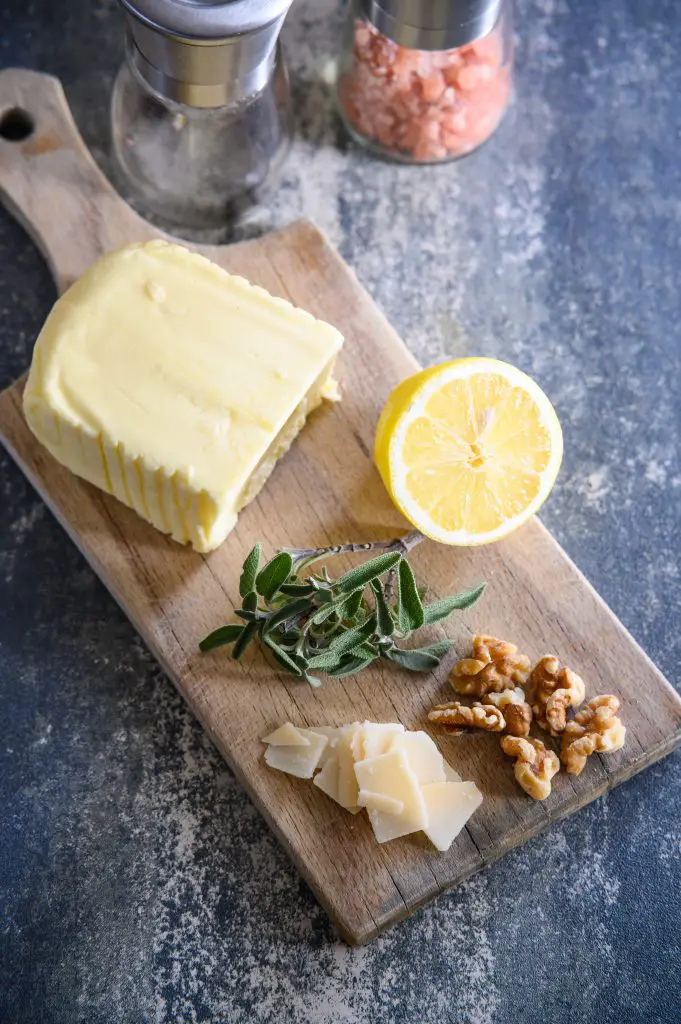 ingrédients pâte citron noix sauge