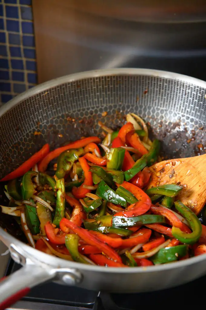 légumes sautés wok