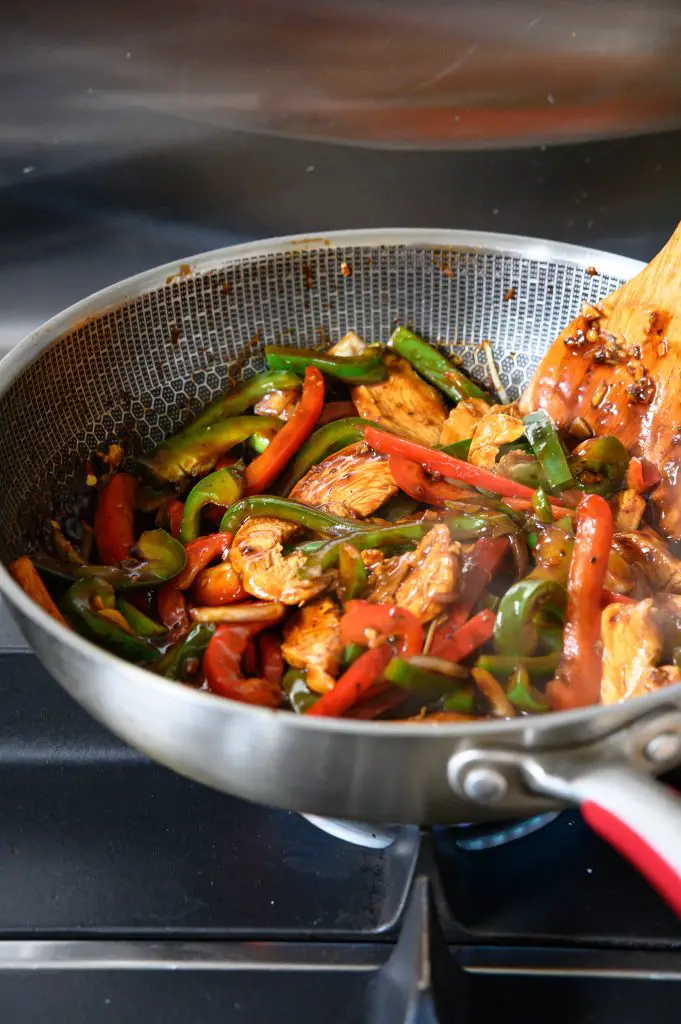 recette chinoise de poulet au poivre