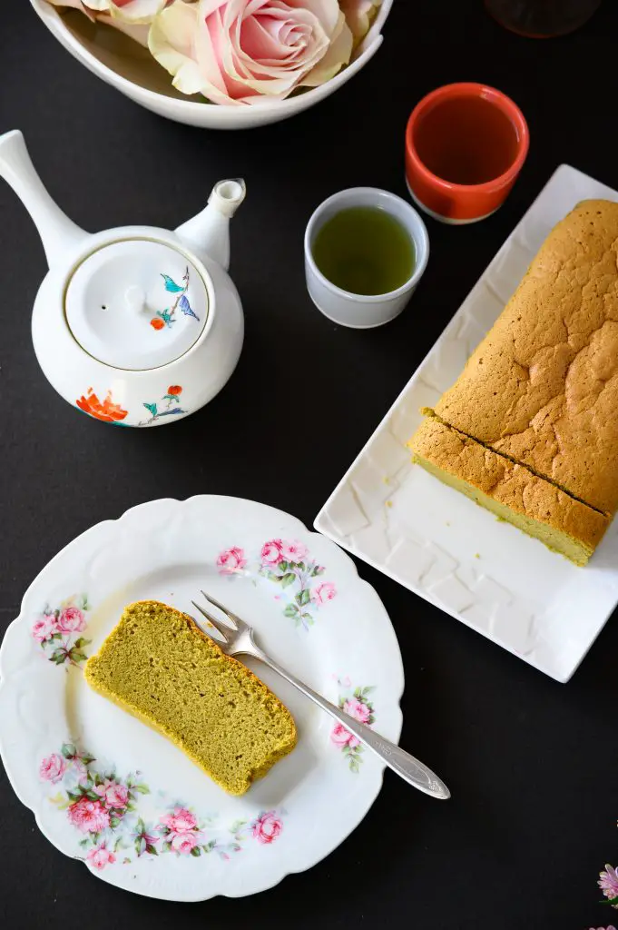 castella taïwanais matcha