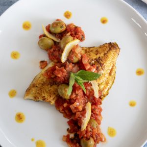dorade tomate citron confit