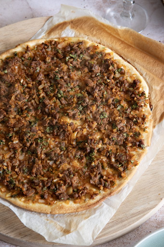 pizza viande agneau