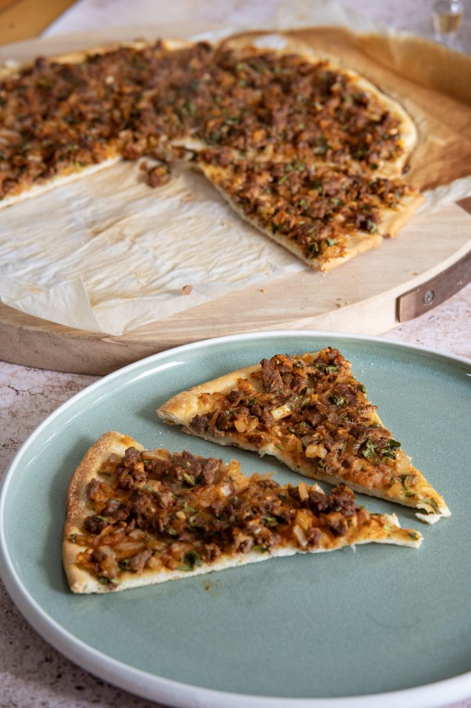 pizza viande agneau