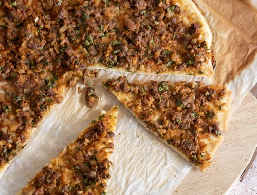 pizza viande agneau
