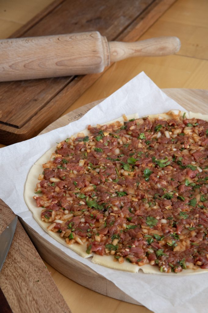 pizza viande agneau