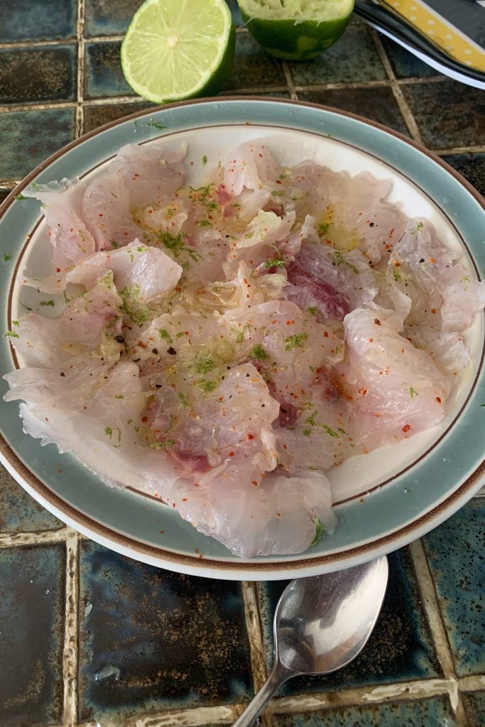 carpaccio bar citron vert
