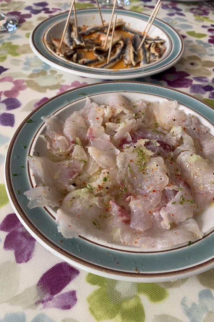 carpaccio poisson