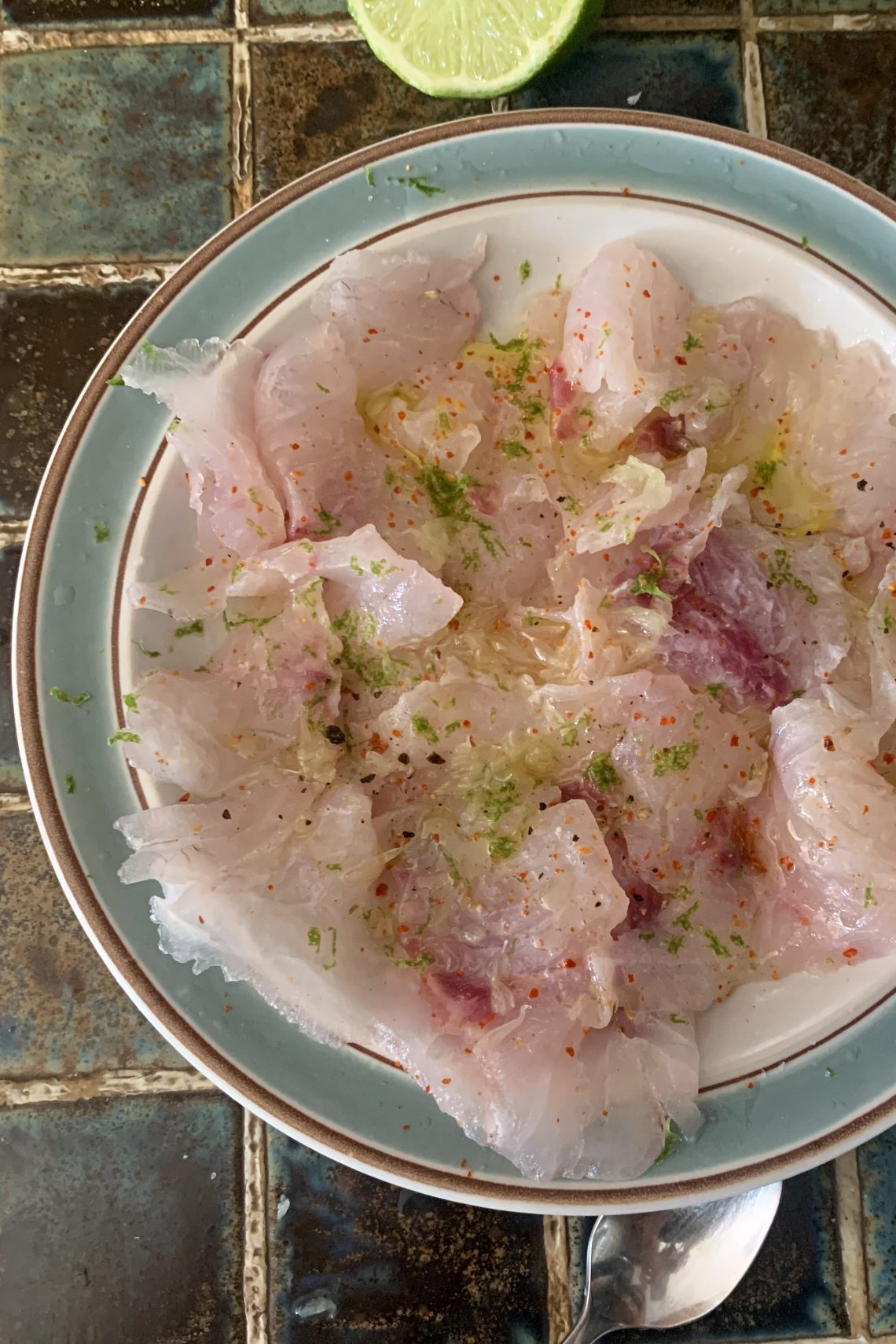 carpaccio bar citron vert