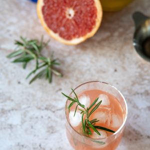 cocktail gin pamplemousse fleur de sureau