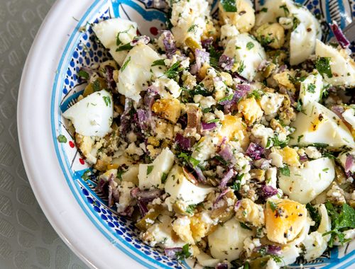 salade d'oeufs