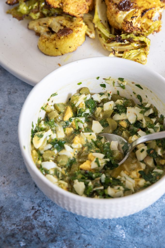 sauce gribiche Ottolenghi
