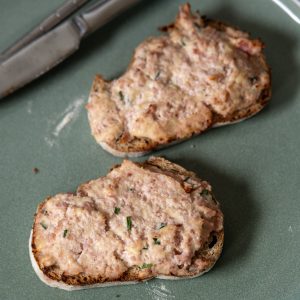tartine gratinée jambon fromage