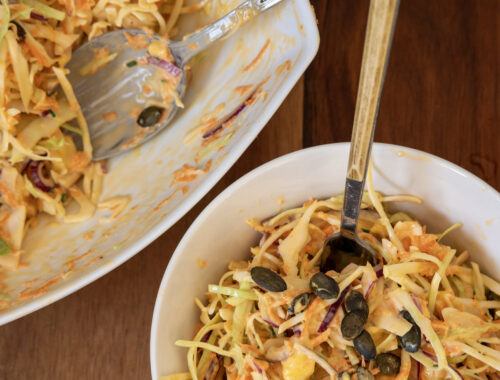 salade de chou relevée